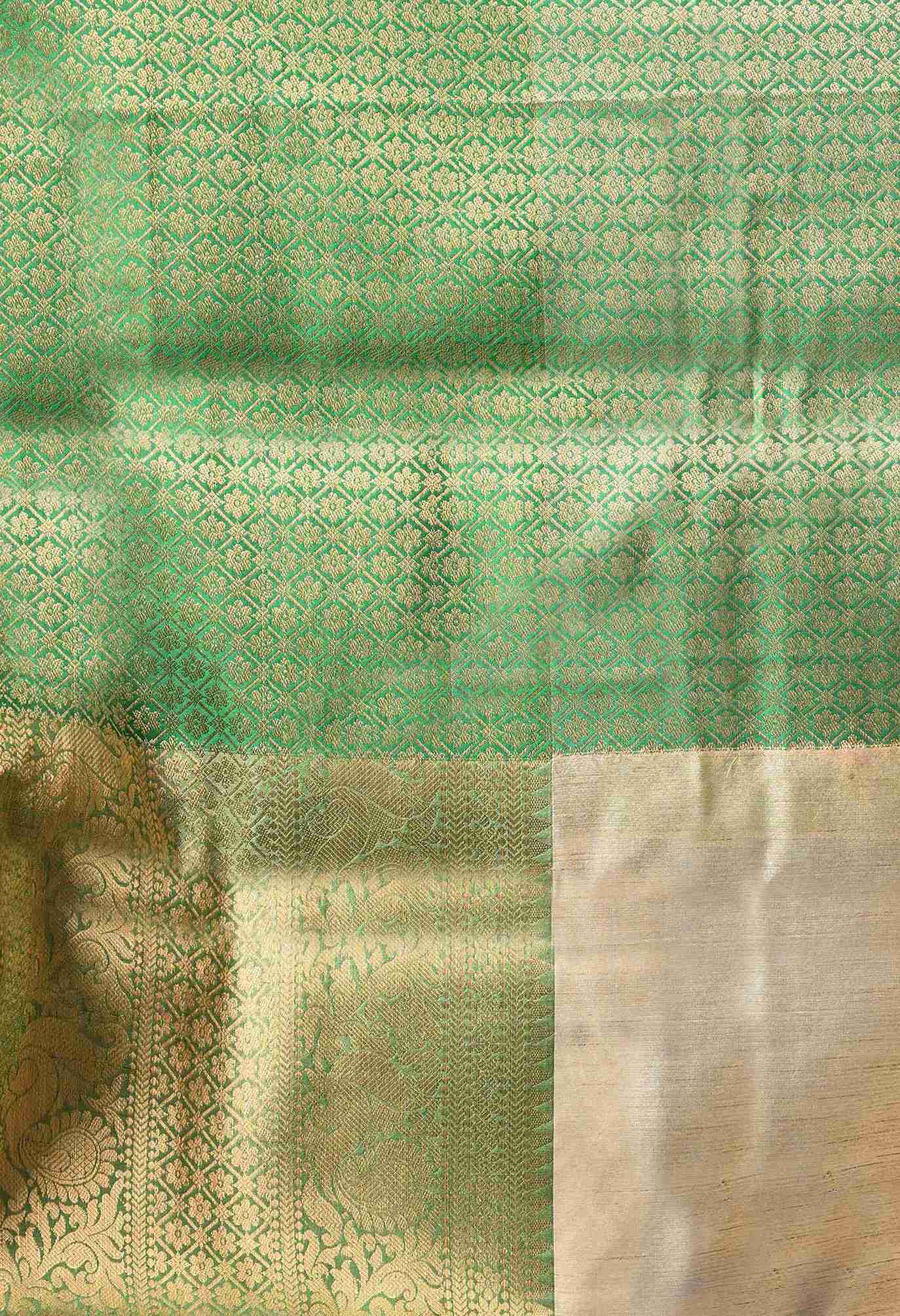 Cotton Saree With Ethnic Motif Work