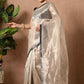 Tissue Saree With Satin Border