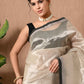 Best Tissue Saree With Satin Border