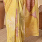Best Handwork Yellow Saree