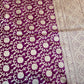 HandCrafted Pure Kataan Silk Purple Saree