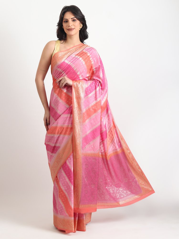 Banarasi Rangkat Silk Saree