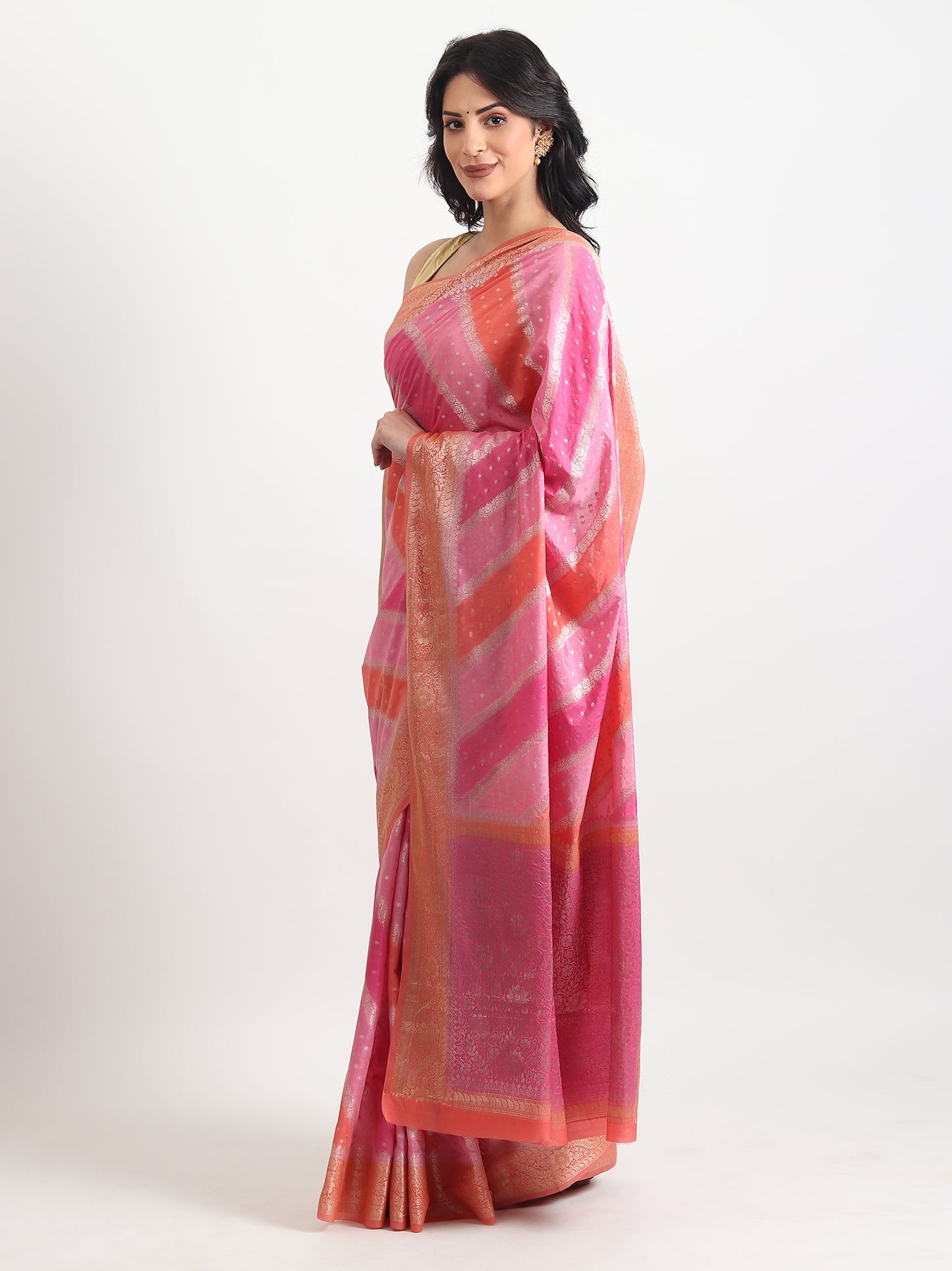 Banarasi Rangkat Silk Saree