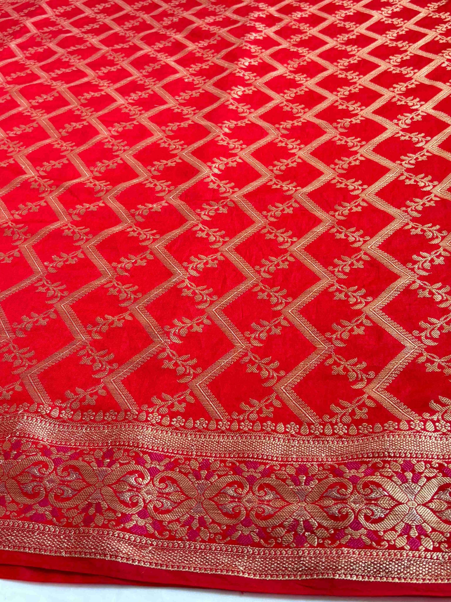 Silk Lehriya Saree