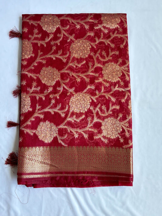 Silk Jangla Saree