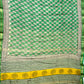 Cotton Silk Saree With Block Print