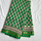 Cotton Silk Saree With Block Print