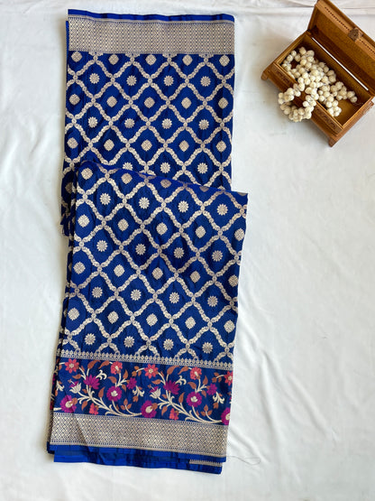 Kataan Silk Blue Saree