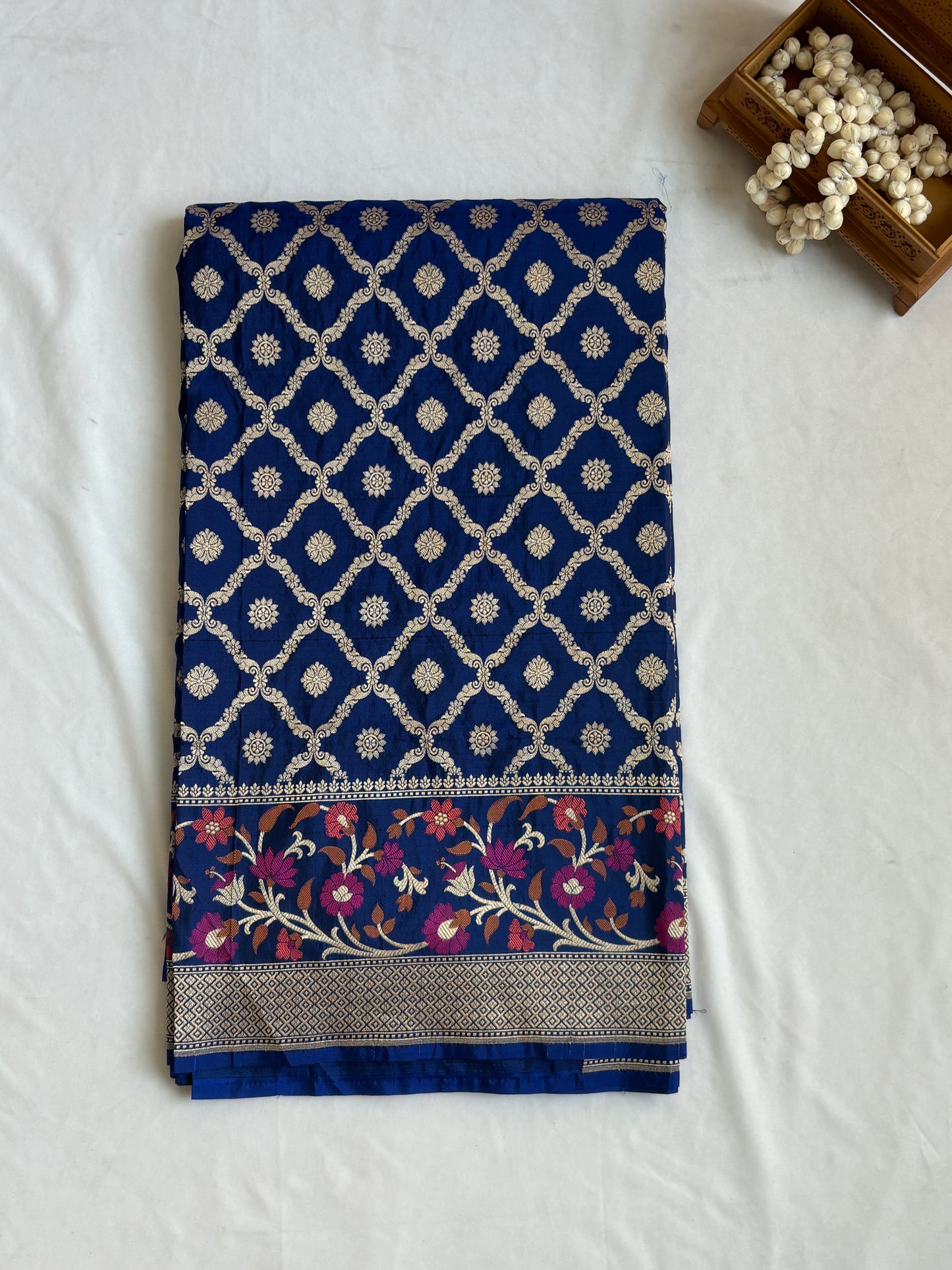 Kataan Silk Blue Saree