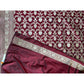 Kataan Silk Maroon Saree