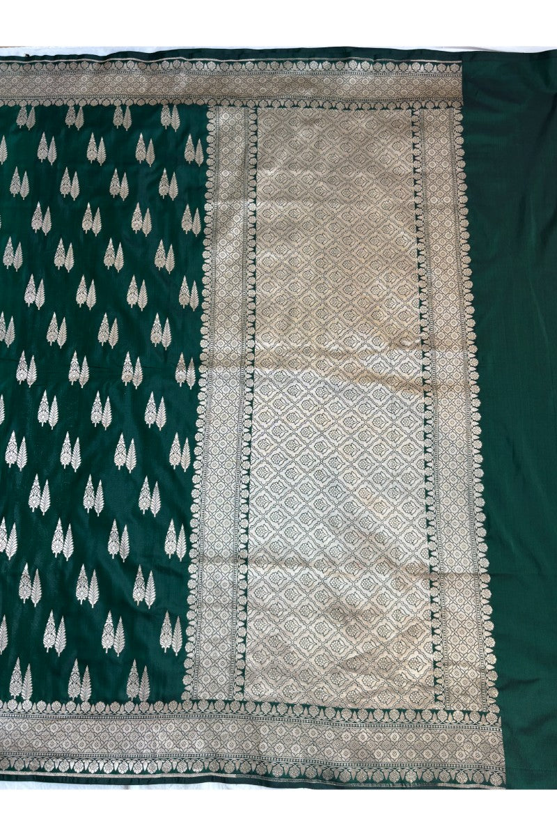 Kataan Silk Green Saree