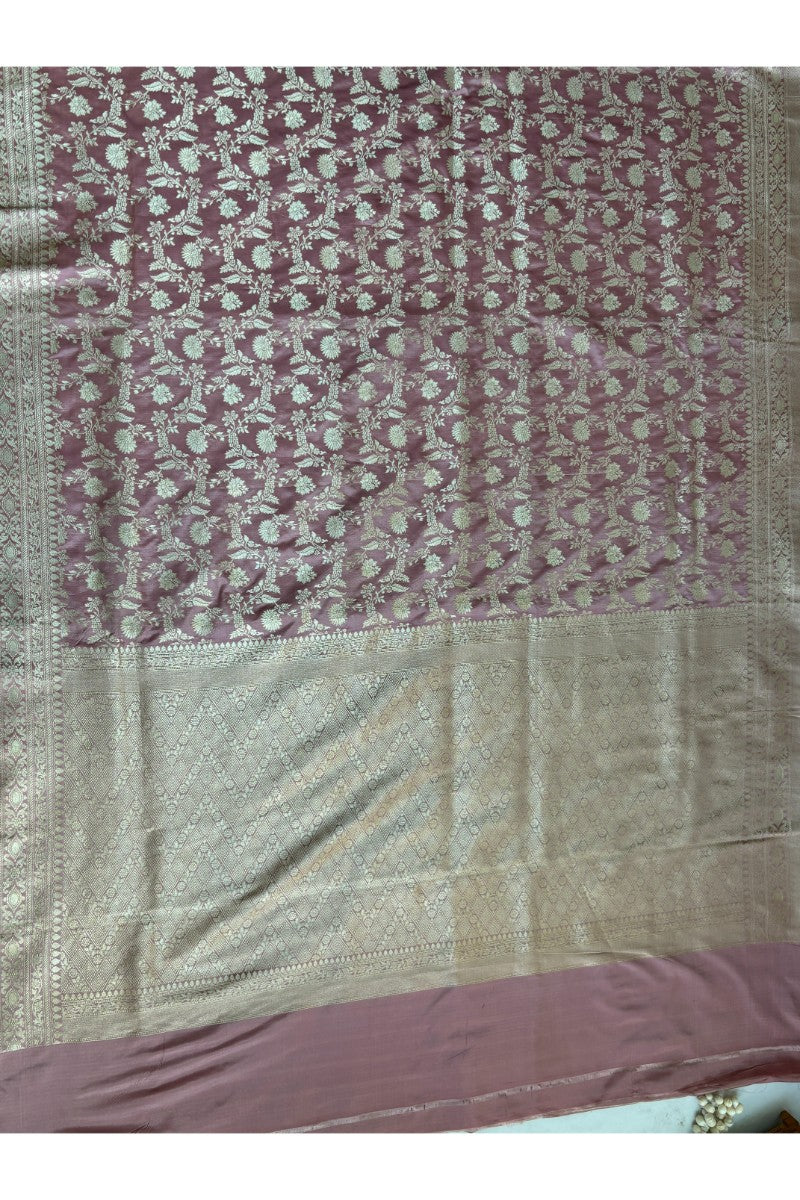 Kataan Silk Light Pink Saree