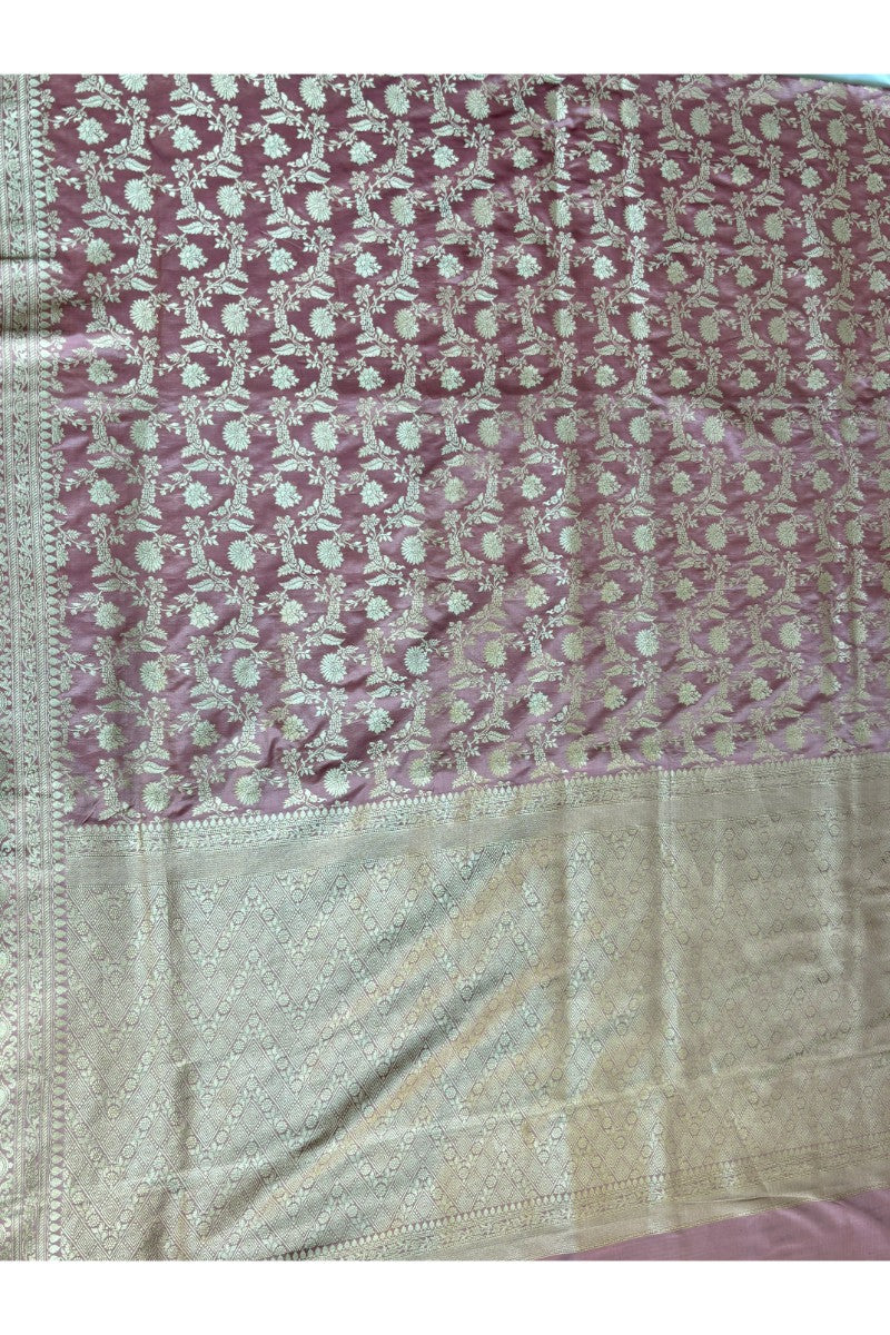 Kataan Silk Light Pink Saree