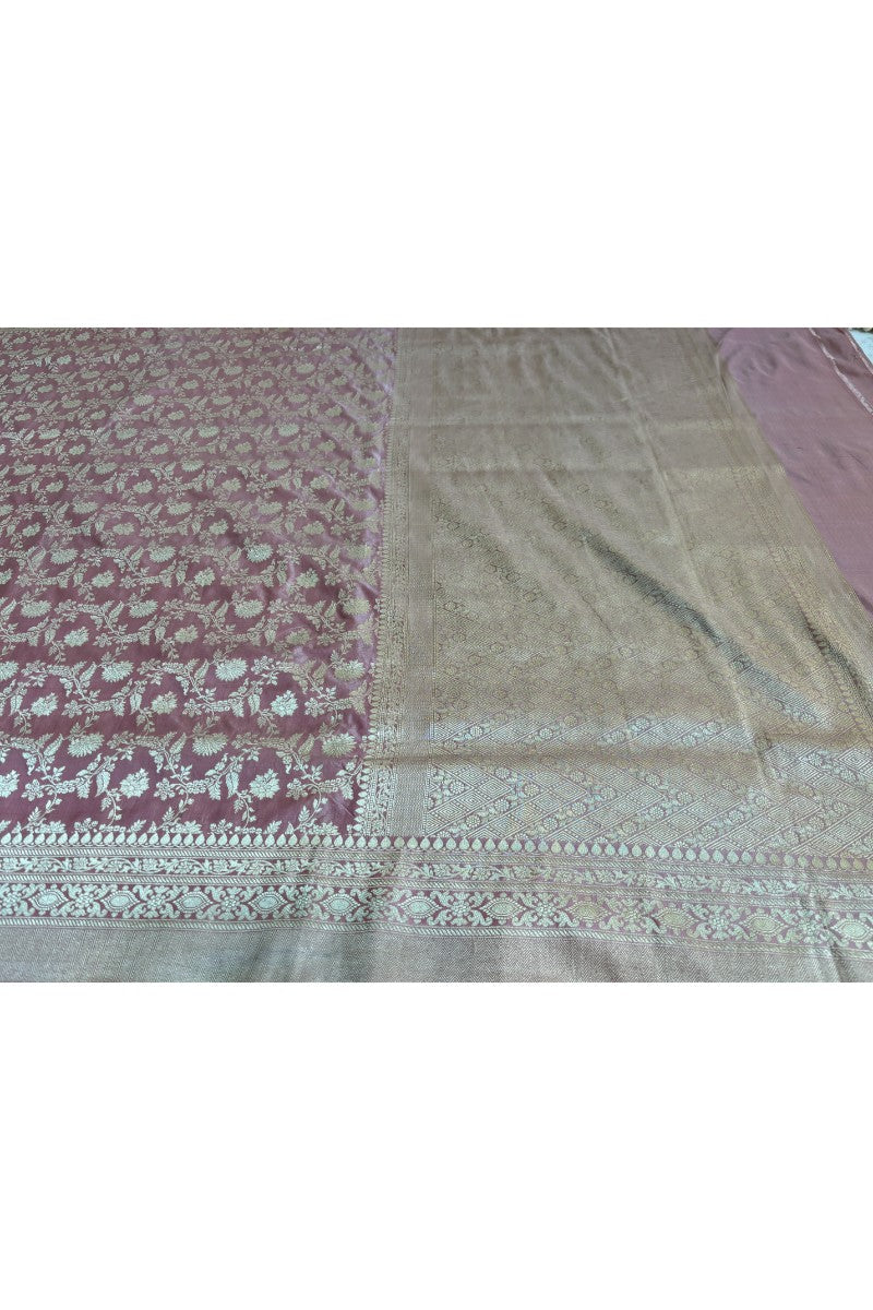 Kataan Silk Light Pink Saree