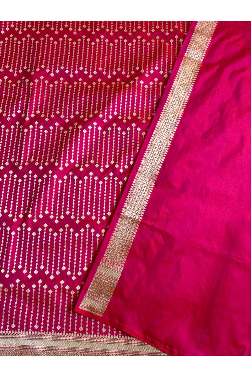 Kataan Silk Raani Pink Saree