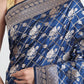 Kataan Silk Blue Saree