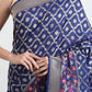 Kataan Silk Blue Saree