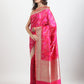 Handloom Kataan Silk Pink Saree