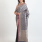 Kataan Silk Cool Blue Saree