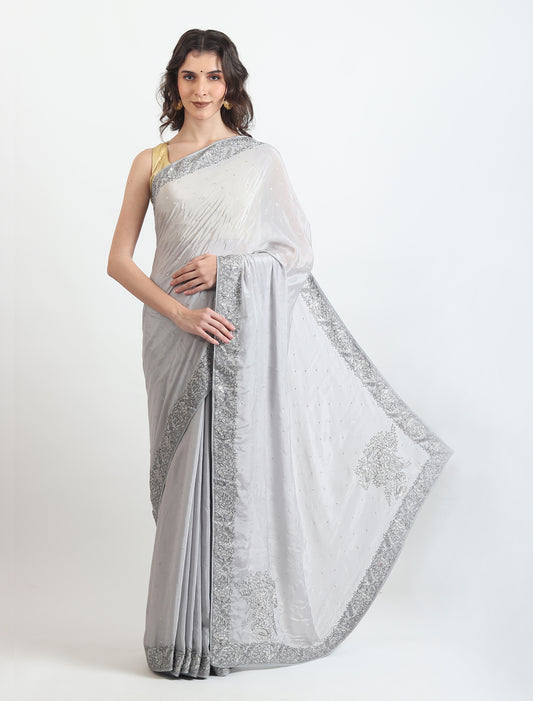 Pure Chiffon Indian Women Saree