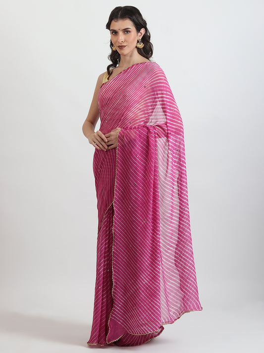 Pure Georgette Women Saree