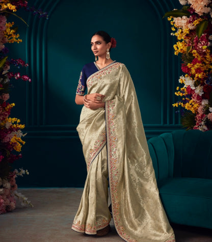 Banarasi Silk Beige Saree