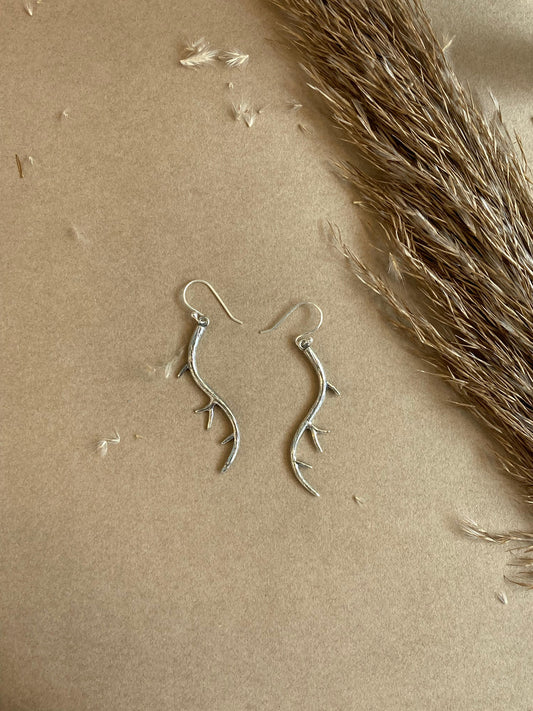 Fluid Pure Silver Earring