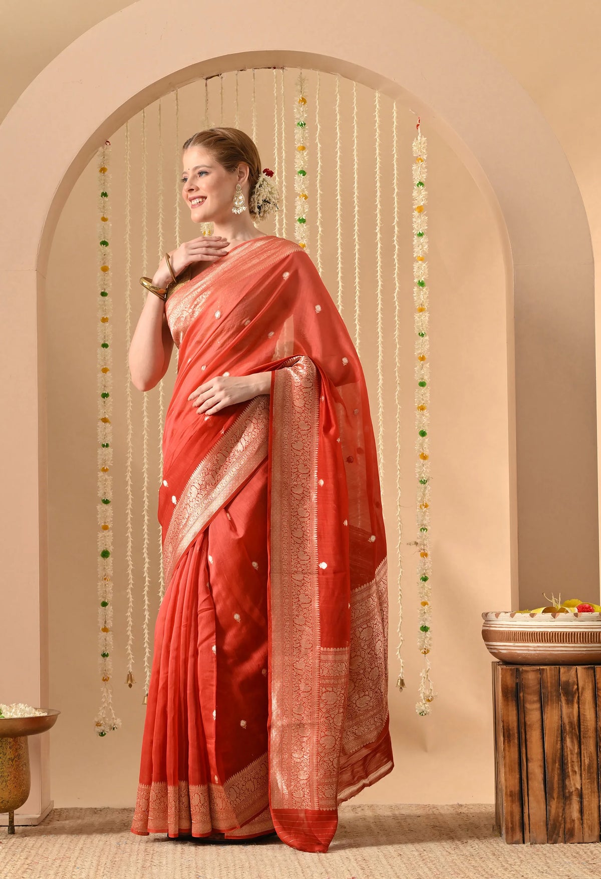 handloom pure silk saree for festive wear