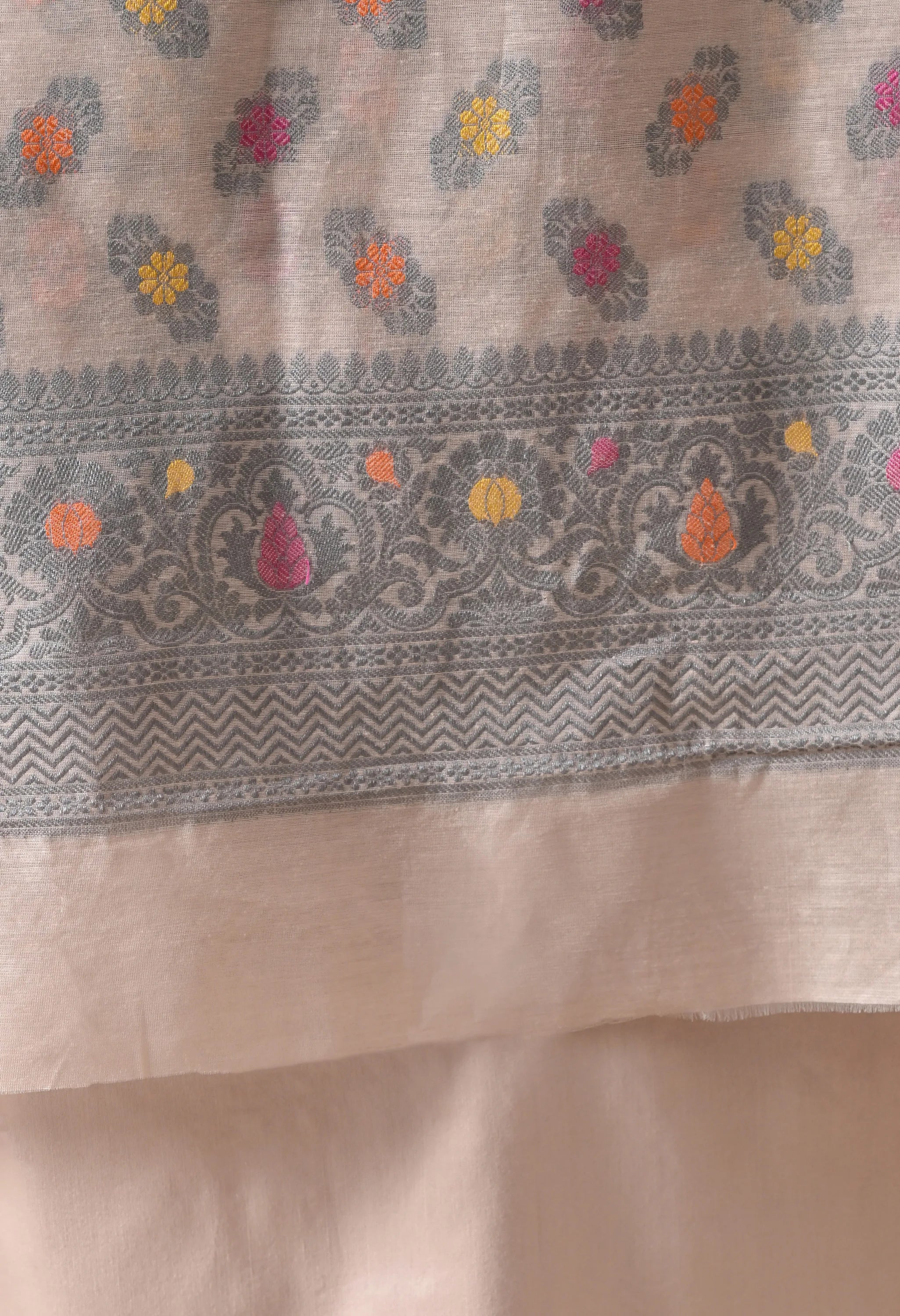 party wear chanderi cotton suit set