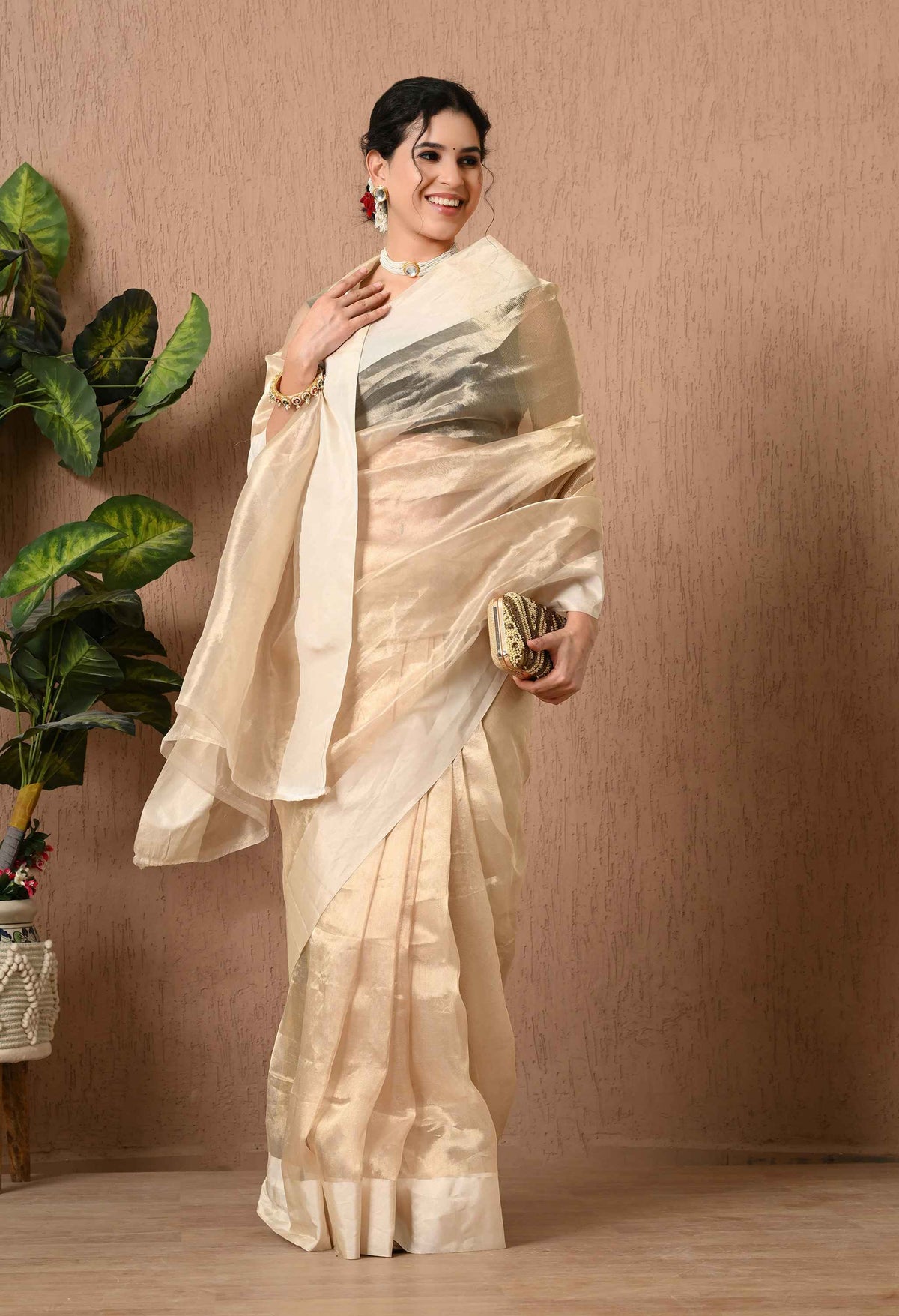 Saree for Raksha Bandhan dinner party